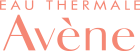 The Avène logo features the words “EAU THERMALE” in uppercase letters above “Avène” in a soft, elegant serif font, all in a muted coral color.