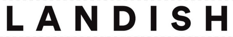 The Landish logo displays the word “LANDISH” in bold, black, uppercase letters with a clean, minimalist font on a white background.