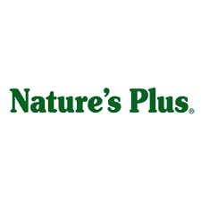 The Nature’s Plus logo features the brand name in bold green serif lettering on a white background, symbolizing natural health, vitality, and environmental harmony.