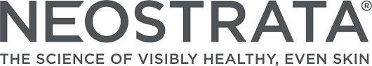 The NEOSTRATA logo features bold, uppercase black text with the tagline "The Science of Visibly Healthy, Even Skin" in a clean, modern font.