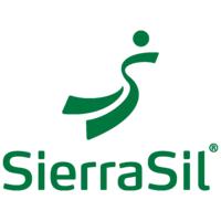 The SierraSil logo shows a green figure in motion above the word “SierraSil,” symbolizing natural health, movement, and active living.