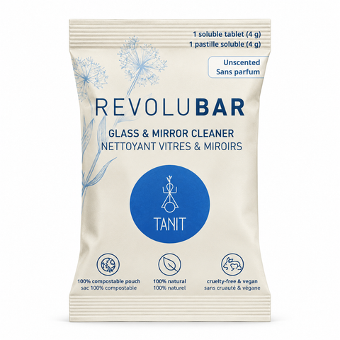 TANIT Glass and Mirror Cleaner Tablets Unscented