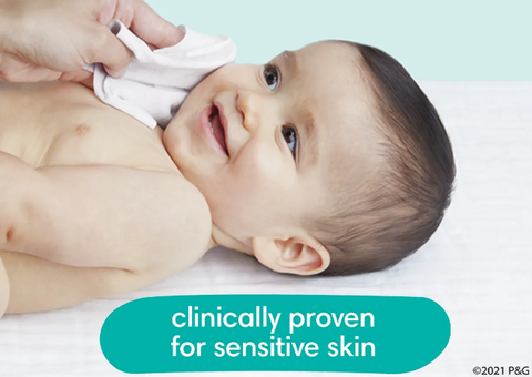 Pampers Sensitive Baby Wipes features 