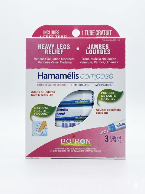 Boiron Hamamelis Heavy Legs Relief 3 x 4g Tubes