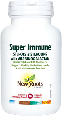 Expires April 2026 Clearance New Roots Herbal Super Immune SterolsÂ &Â Sterolins with Arabinogalactan 30 Capsules