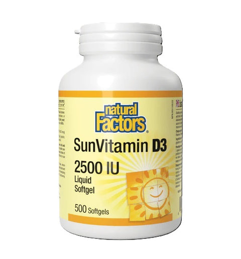 Natural Factors SunVitamin D3 2500IU