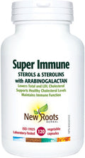 Expires April 2026 Clearance New Roots Herbal Super Immune Sterols & Sterolins with Arabinogalactan 120 Capsules
