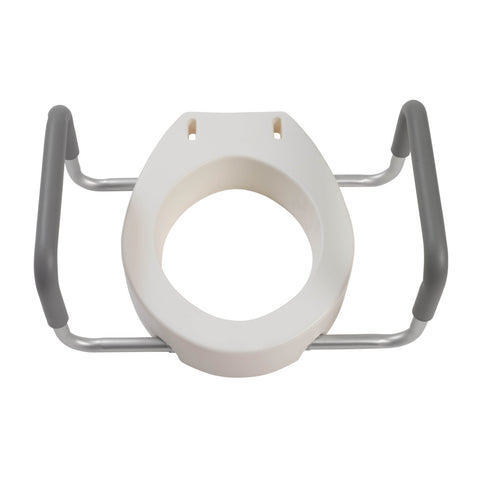 Drive Medical Premium Raised Toilet Seat with Removable Arms