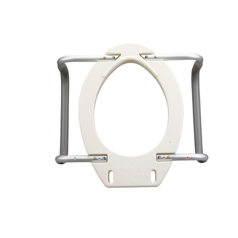 Drive Medical Premium Raised Toilet Seat with Removable Arms