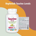 New Roots Herbal Taurine 750mg 120 Vegetable Capsules