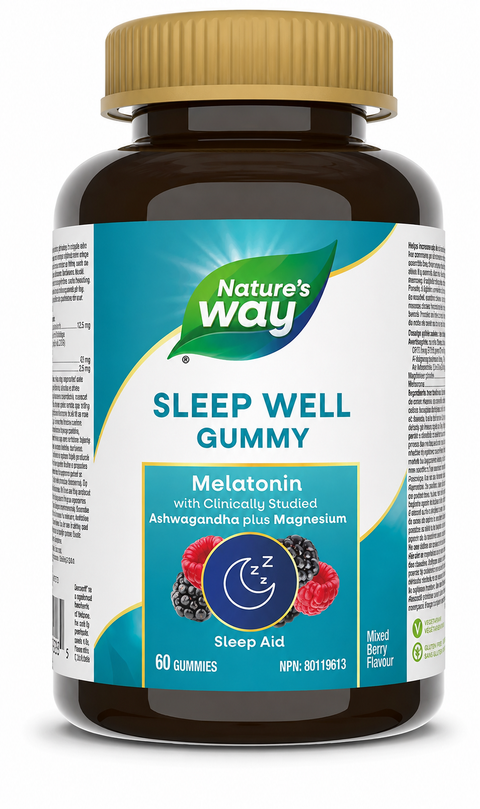 Nature's Way Sleep Well Melatonin Mixed Berry 60 Gummies