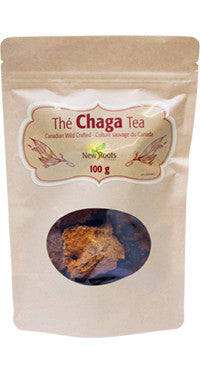 Expires April 2024 Clearance New Roots Herbal Chaga Tea Chunks 100g - YesWellness.com