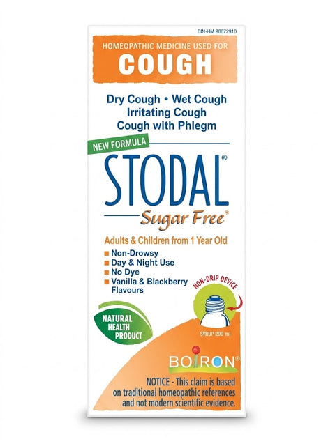 Boiron Cough Stodal Sugar Free Syrup 200 mL