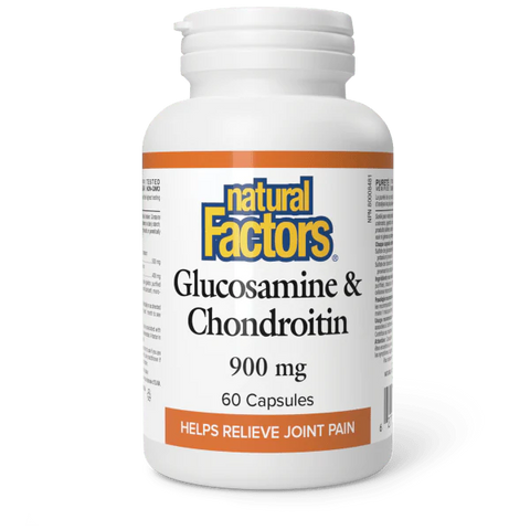 Natural Factors Glucosamine and Chondroitin 900mg Capsules