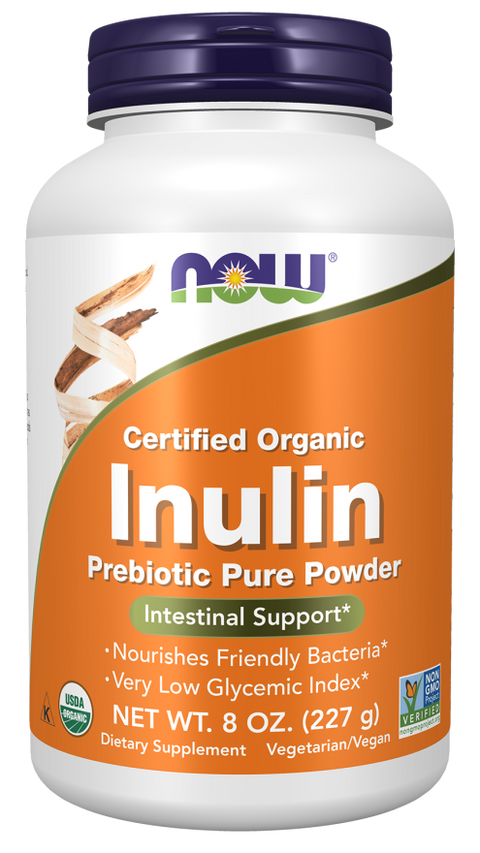 Now Foods Organic Inulin Prebiotic Pure Powder 227g