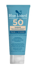 Blue Lizard Sheer Face Sunscreen Lotion SPF 50 50mL