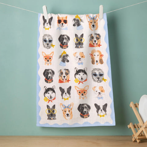 Danica Jubilee Uptown Dogs Dishtowel