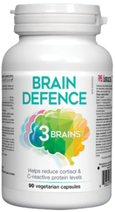 3 Brains Brain Defence 90 veg capsules - YesWellness.com