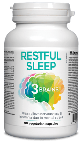 3 Brains Restful Sleep 90 Vcaps - YesWellness.com