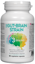 3 Brains The Gut-Brain Strain 60 Vegetarian Capsules - YesWellness.com