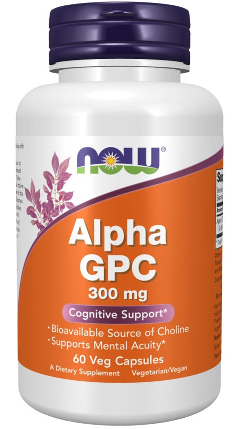 Expires March 2026 Clearance Now Foods Alpha Alpha GPC 300mg 60 V-Capsules