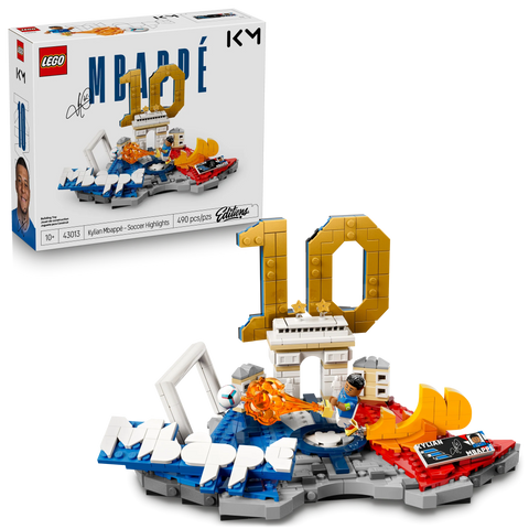 LEGO Editions Kylian Mbappe Soccer Highlights, 43013