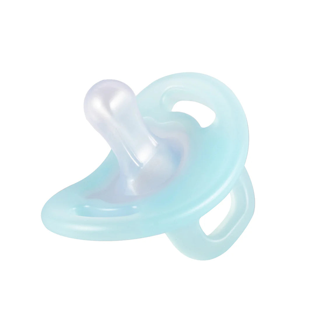 Stone Blue Pacifier Pigeon Soft Buddy Silicone Pacifier Light Blue - S