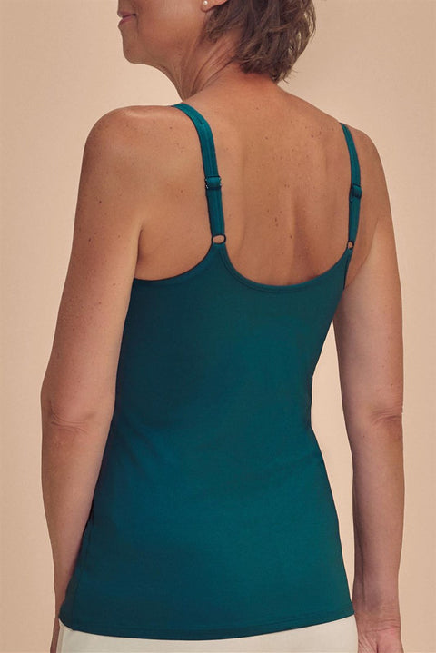 Amoena Valletta Tank Top - Deep Emerald