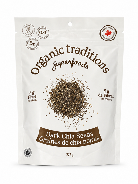 Organic Traditions Dark Chia Seeds