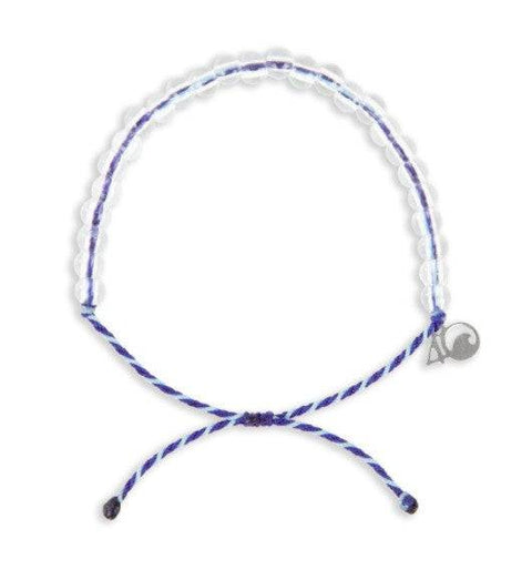 4Ocean Harp Seal Bracelet - Purple/Light Blue - YesWellness.com