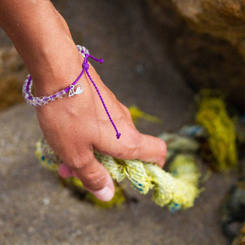 4Ocean Monk Seal Purple Bracelet - YesWellness.com
