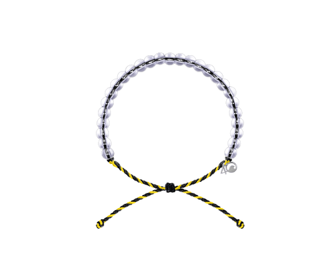 4Ocean Penguin Bracelet - Black/Yellow - YesWellness.com