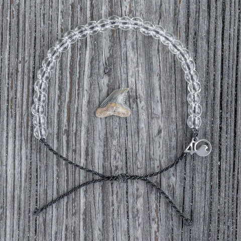 4Ocean Shark Conservation Black Bracelet - YesWellness.com