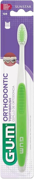 GUM Orthodontic Toothbrush Soft V Shaped Trim