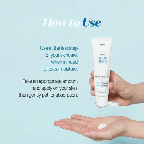 ETUDE Soon Jung 2x Barrier Intensive Cream 60mL