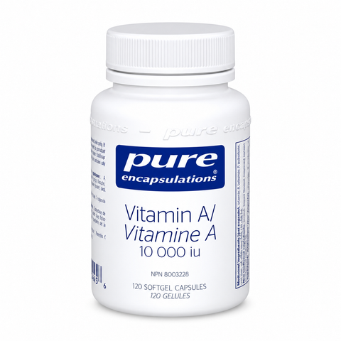 Pure Encapsulations Vitamin A  - 10,000 IU 120 capsules