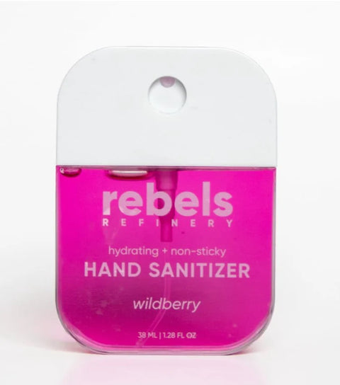 Rebels Refinery Refillable Wildberry Pocket Sanitizer 38mL