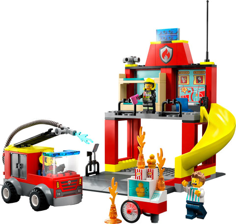 LEGO City Fire Station and Fire Truck, 60375 (Discontinued) - YesWellness.com