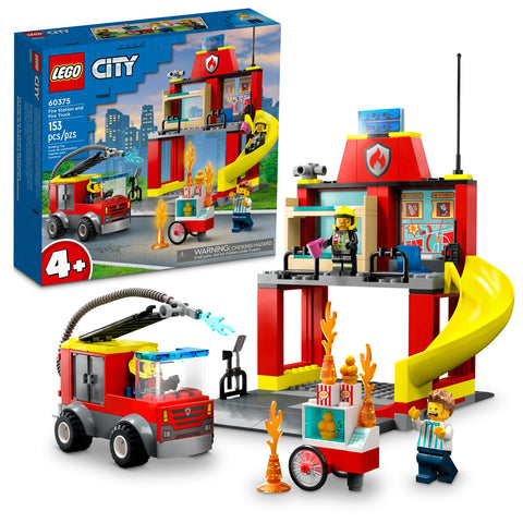 LEGO City Fire Station and Fire Truck, 60375 (Discontinued) - YesWellness.com
