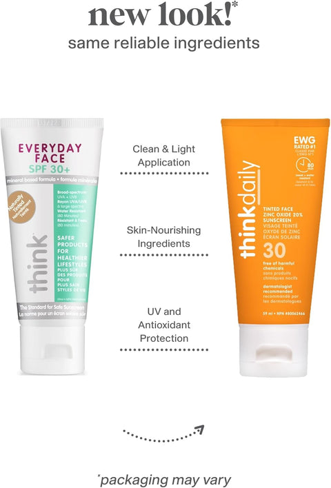 Thinksport Everyday Face Sunscreen SPF 30 - 59mL