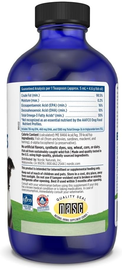 Nordic Naturals Omega-3 Pet 237mL