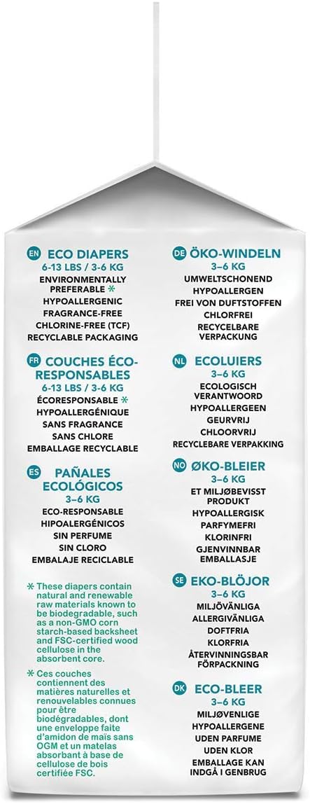 Attitude Biodegradable Baby Diapers 3-6 kg