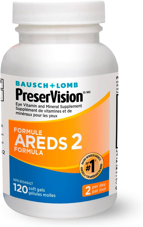 Bausch & Lomb Preservision AREDS 2 Formula 120 Softgels