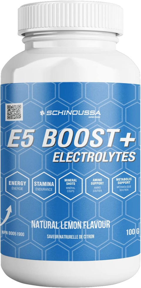 Schinoussa Keto Boost Electrolyte Mix Natural Lemon 100g