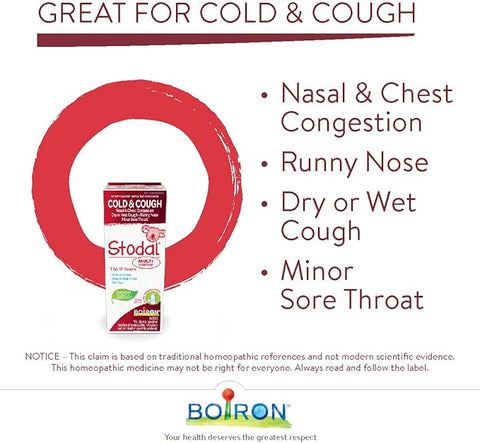 Boiron Cold and Cough Stodal Multi-Symptom Children 125mL