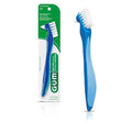 GUM Denture Brush Dual Headed Hard Bristle Toothbrush
