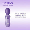 Trojan Vibrations Power Wand Deep Vibrations Massager