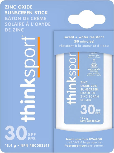 Thinksport Face & Body Sunscreen Stick 30+ SPF 18.4g