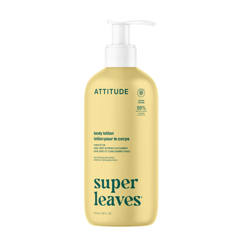 Attitude Super Leaves Natural Body Lotion Lemon Leaves 473mL