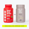 Feed That Brain Energy Vegetarian Gummies - 60 Counts